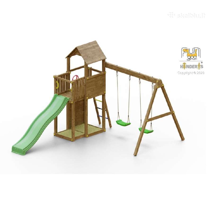 Medinė žaidimų aikštelė "Bumsis 3"