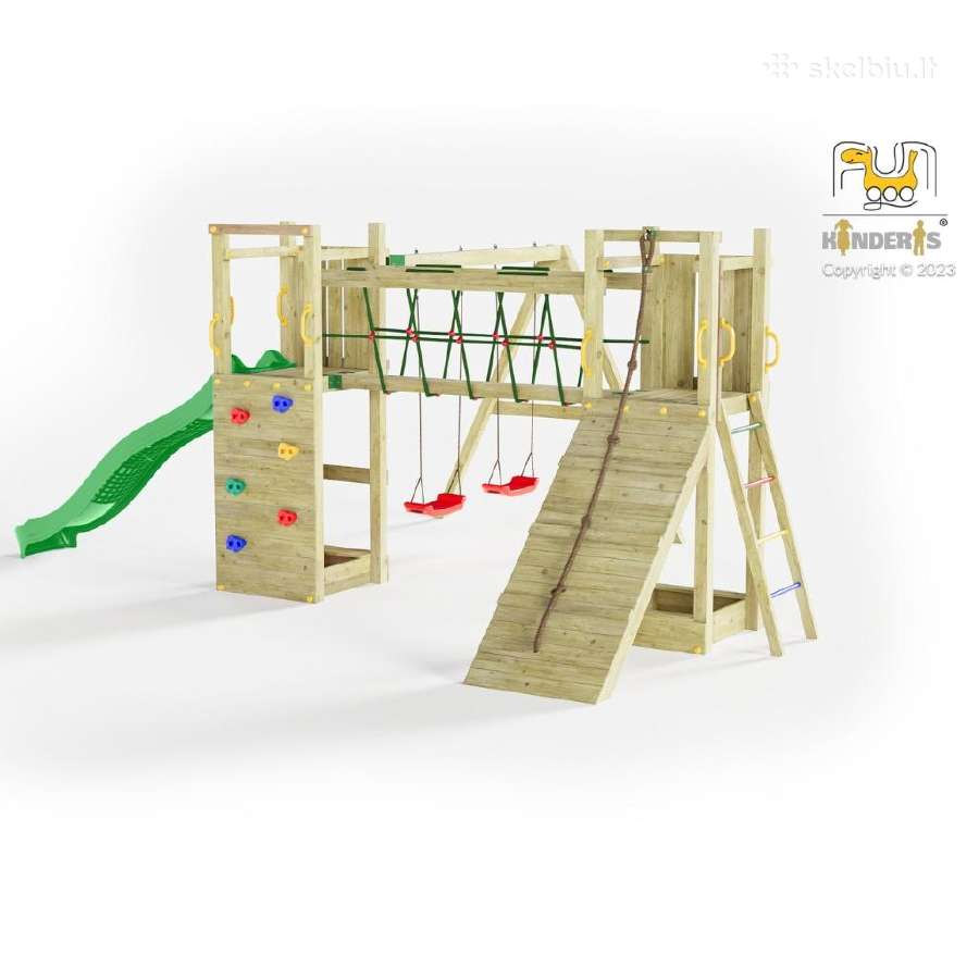 Medinė žaidimų aikštelė "Maxi Bunny" - nuotraukos Nr. 2