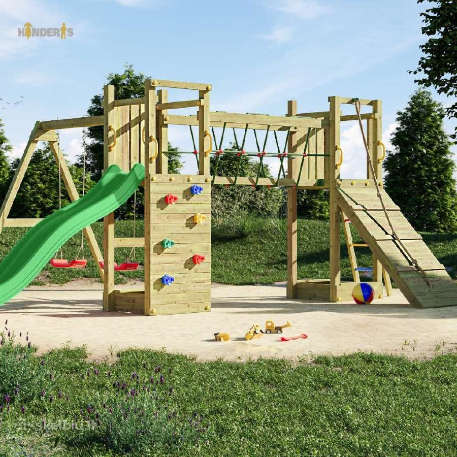 Medinė žaidimų aikštelė "Maxi Bunny" - nuotraukos Nr. 6