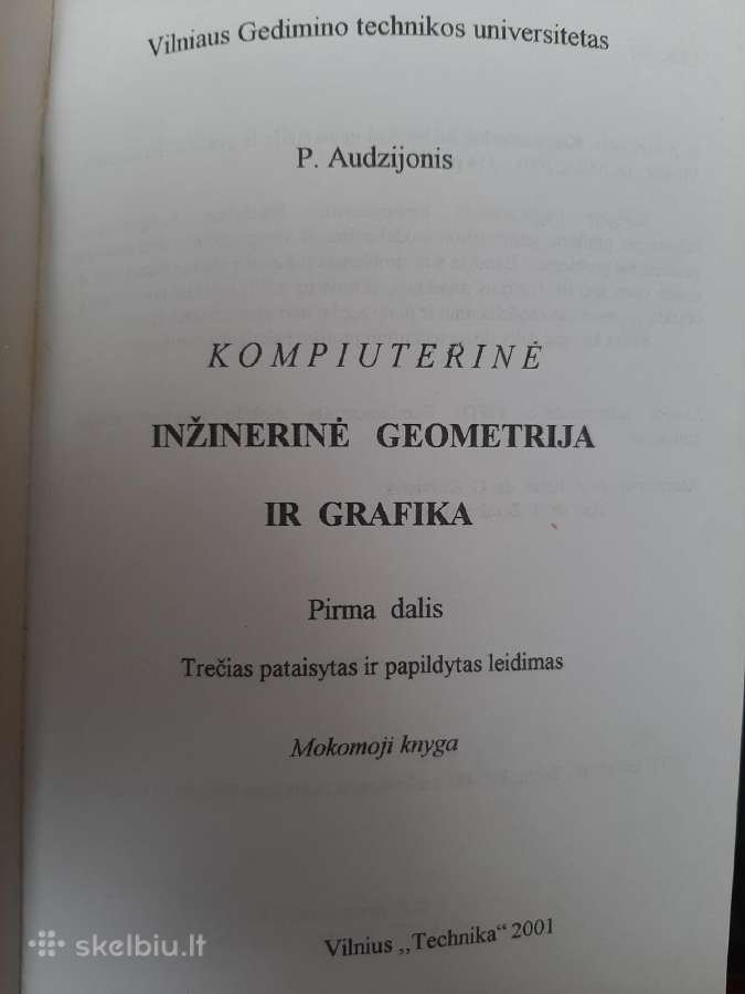 Kompiuterinė inžinerinė geomerija ir grafika - nuotraukos Nr. 2
