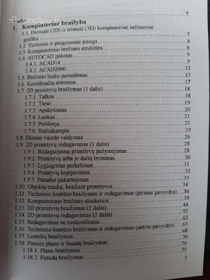 Kompiuterinė inžinerinė geomerija ir grafika - nuotraukos Nr. 3