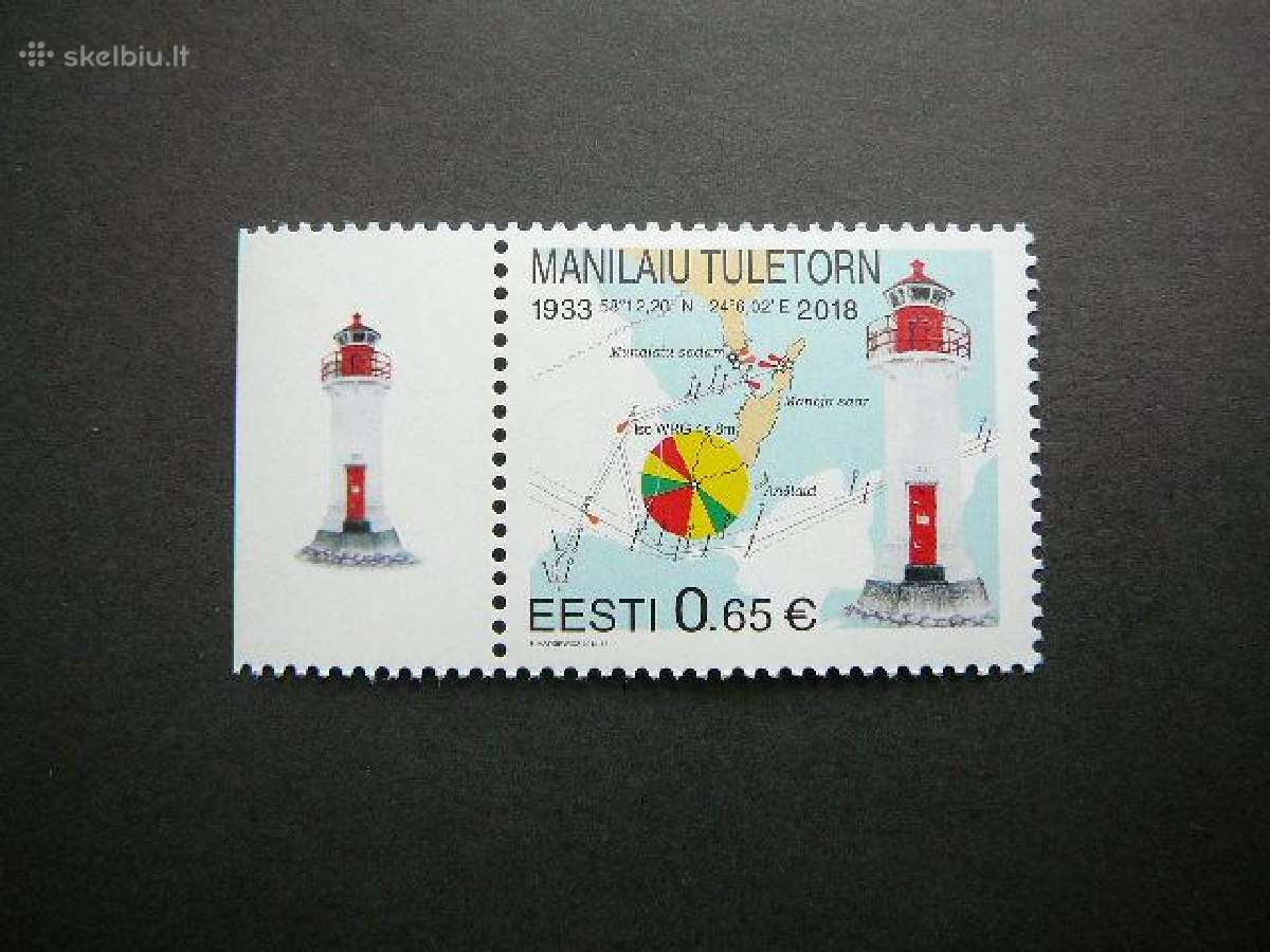 Svyturiai Estija 2018 Mnh es923s