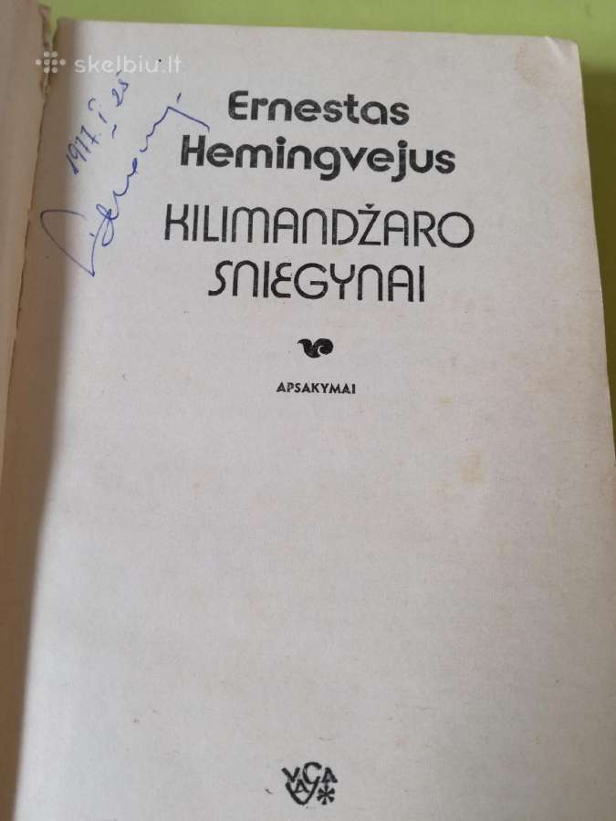 E.hemingvejus ,d.selindzeris,r.oldingtonas -knygos - nuotraukos Nr. 9