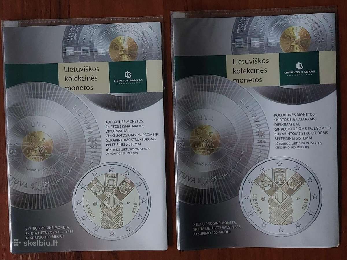 Parduodu lankstinukus - 2 Euro Lietuva .