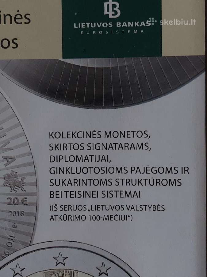 Parduodu lankstinukus - 2 Euro Lietuva . - nuotraukos Nr. 3