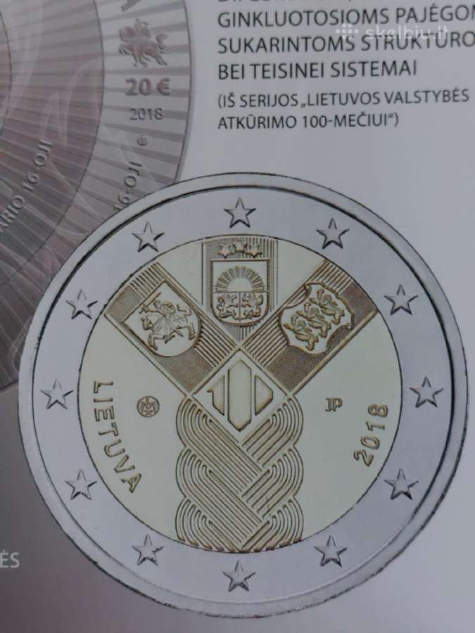 Parduodu lankstinukus - 2 Euro Lietuva . - nuotraukos Nr. 4
