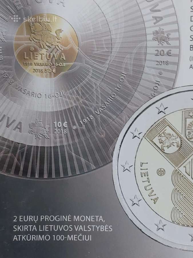 Parduodu lankstinukus - 2 Euro Lietuva . - nuotraukos Nr. 5