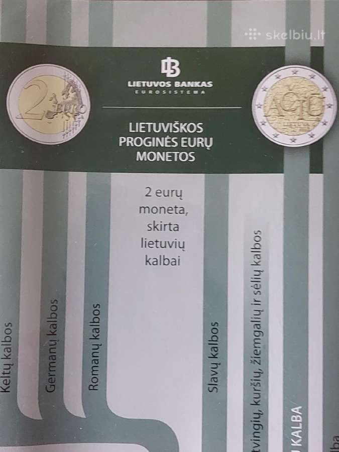 Parduodu lankstinukus - 2 Euro Lietuva . - nuotraukos Nr. 15