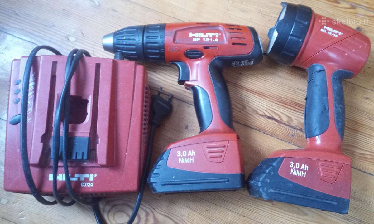 Parduodu Hilti suktuka su prozektorium