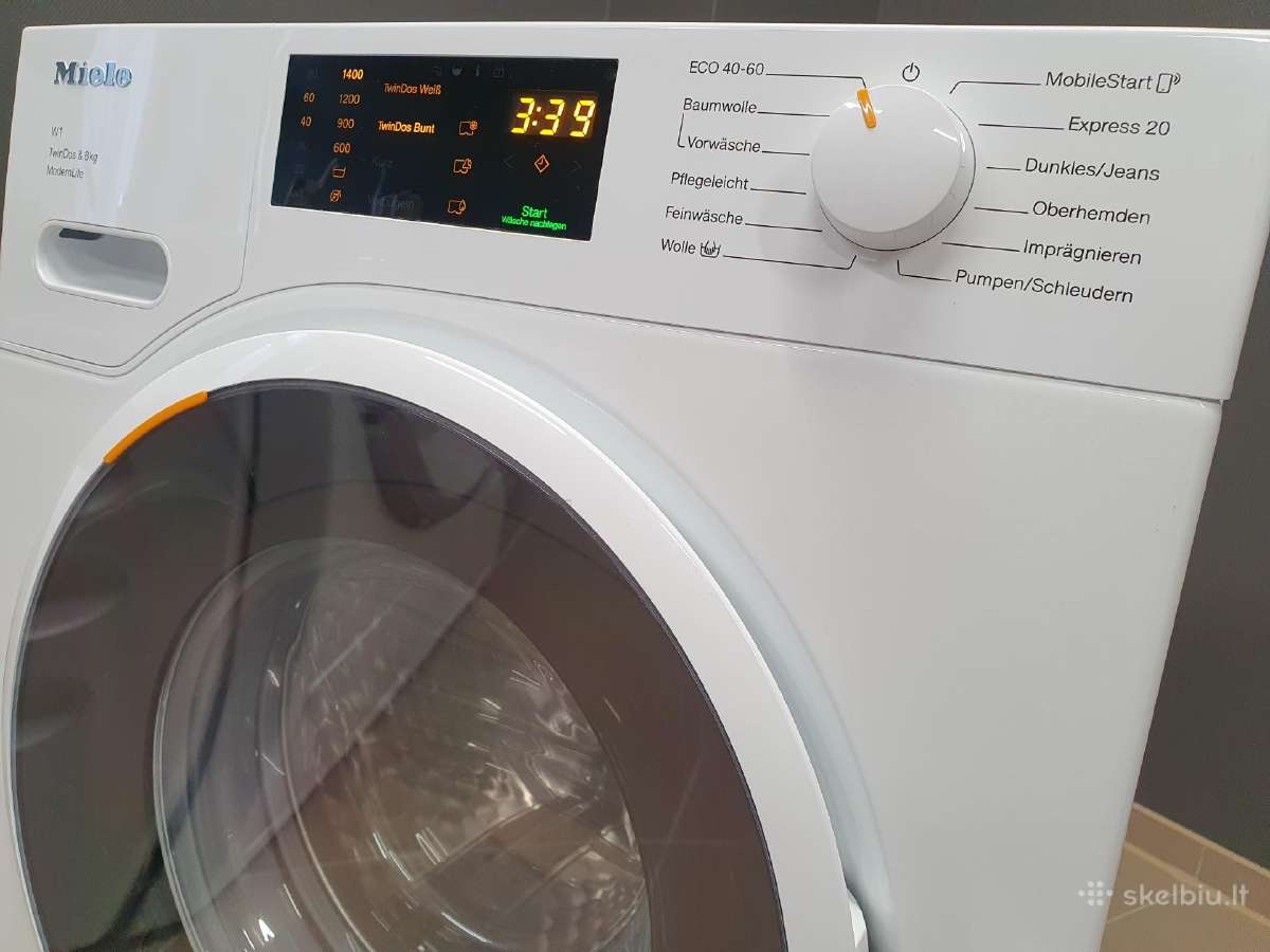 Miele W1 T-dos & 8kg Modern Life - nuotraukos Nr. 7
