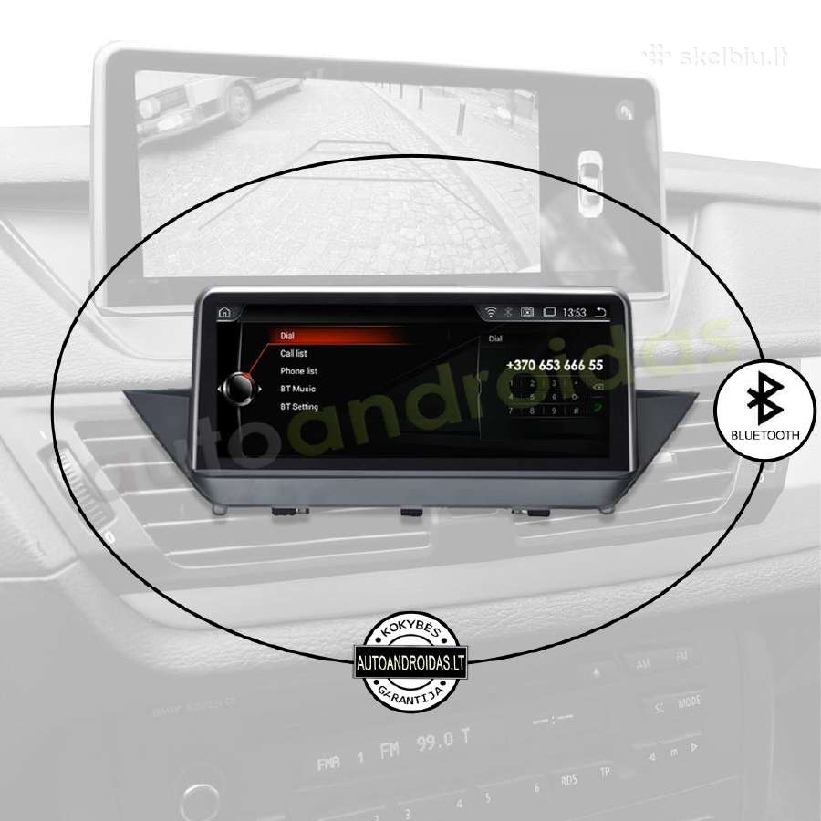 Bmw X1 E84 2009-15 Android multimedia Usb/GPS/WiFi - nuotraukos Nr. 4