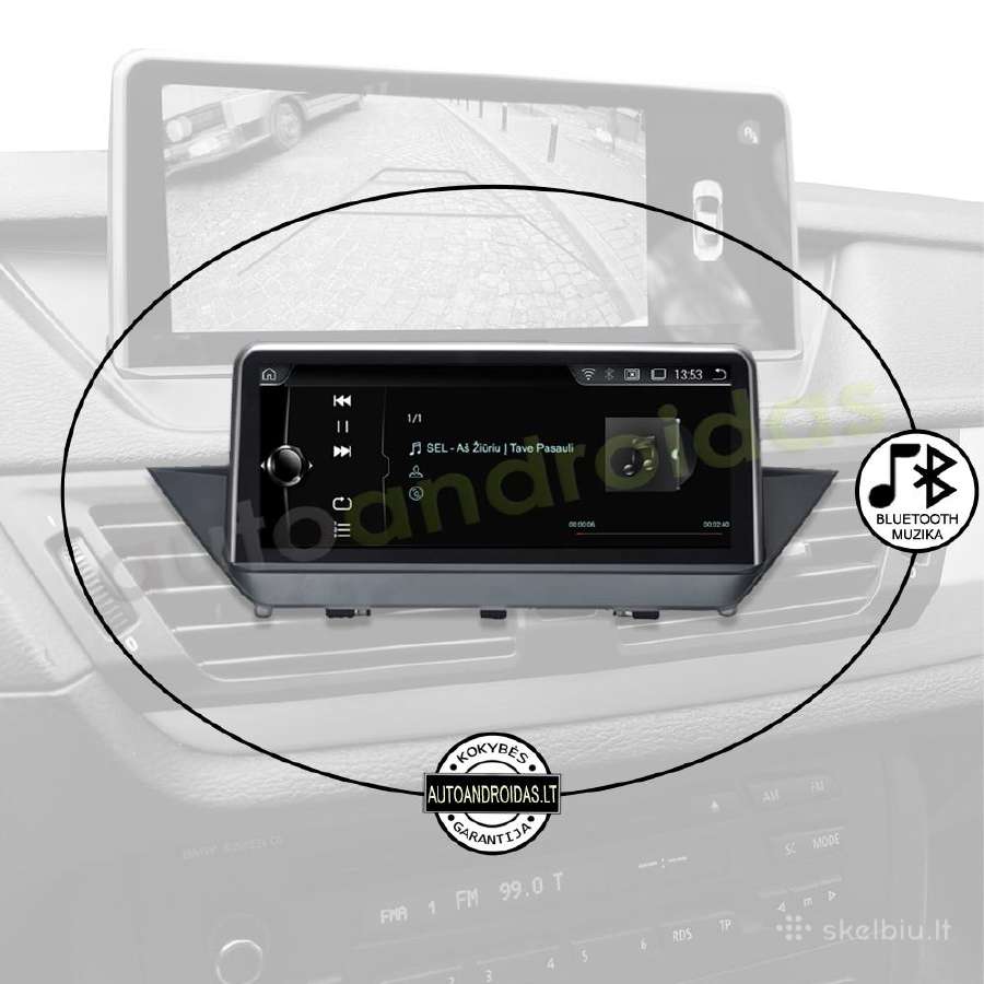 Bmw X1 E84 2009-15 Android multimedia Usb/GPS/WiFi - nuotraukos Nr. 5
