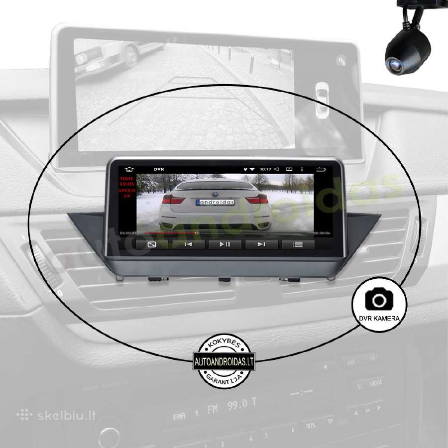 Bmw X1 E84 2009-15 Android multimedia Usb/GPS/WiFi - nuotraukos Nr. 7