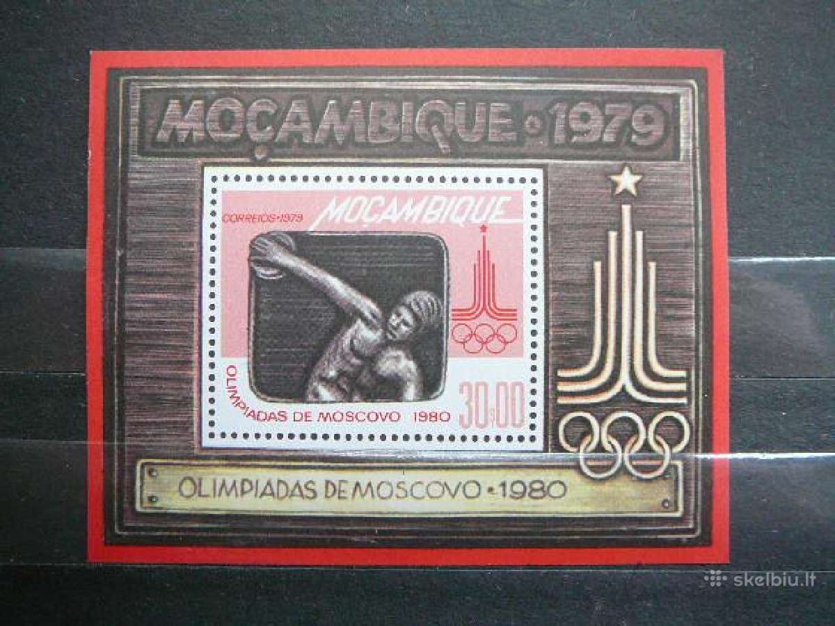 Olimpines vasaros Mozambikas 1980 svarus mzb693