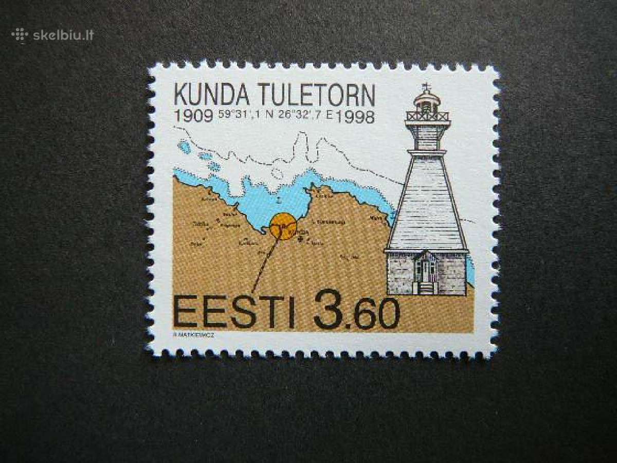 Svyturiai Estija 1998 Mnh es322s