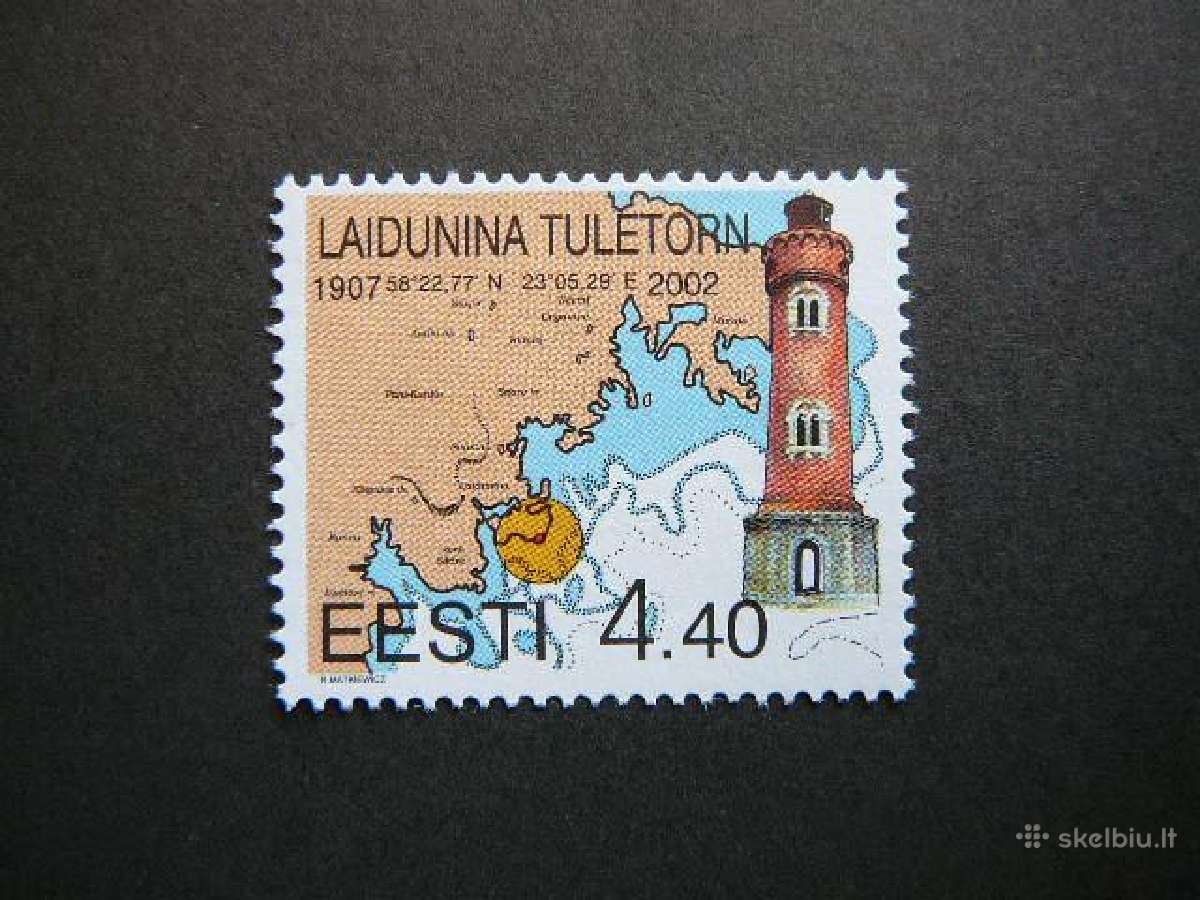 Svyturiai Estija 2002 Mnh es429s