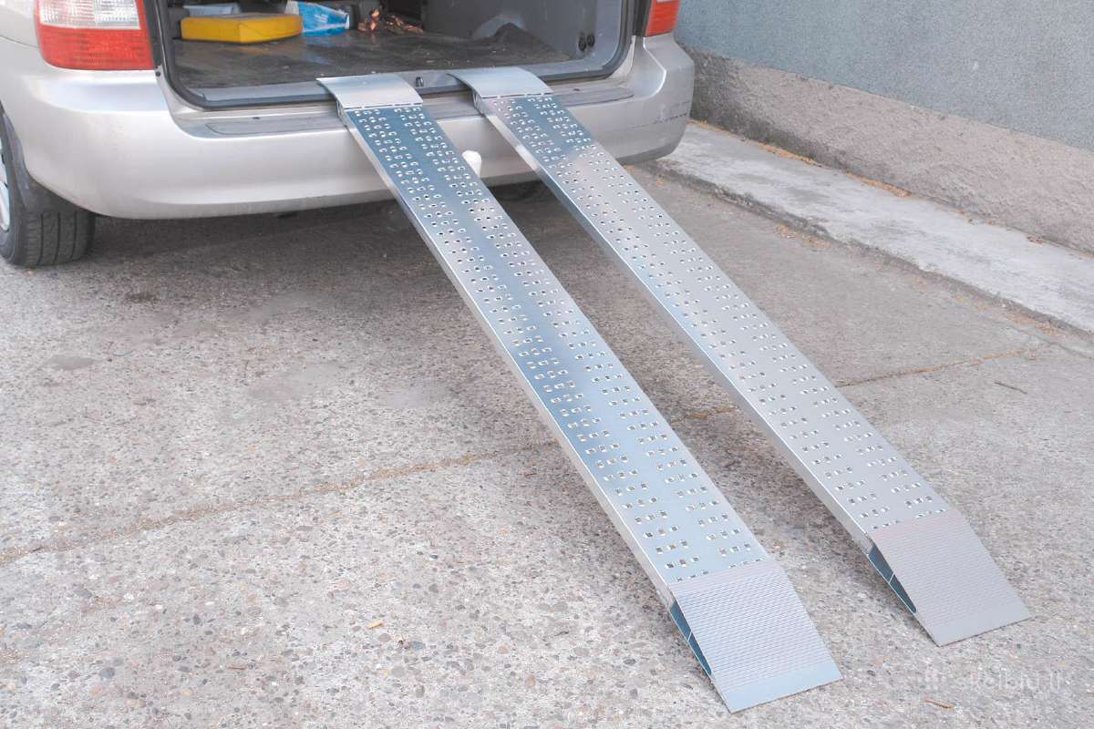 Aliuminė užvažiavimo rampa 1500 mm ilgio - nuotraukos Nr. 8
