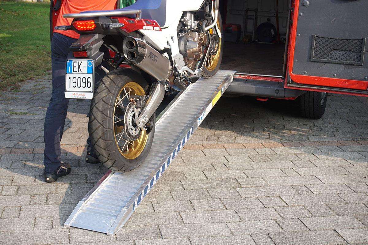 Aliuminė rampa motociklui 1500/2000 mm ilgio - nuotraukos Nr. 3