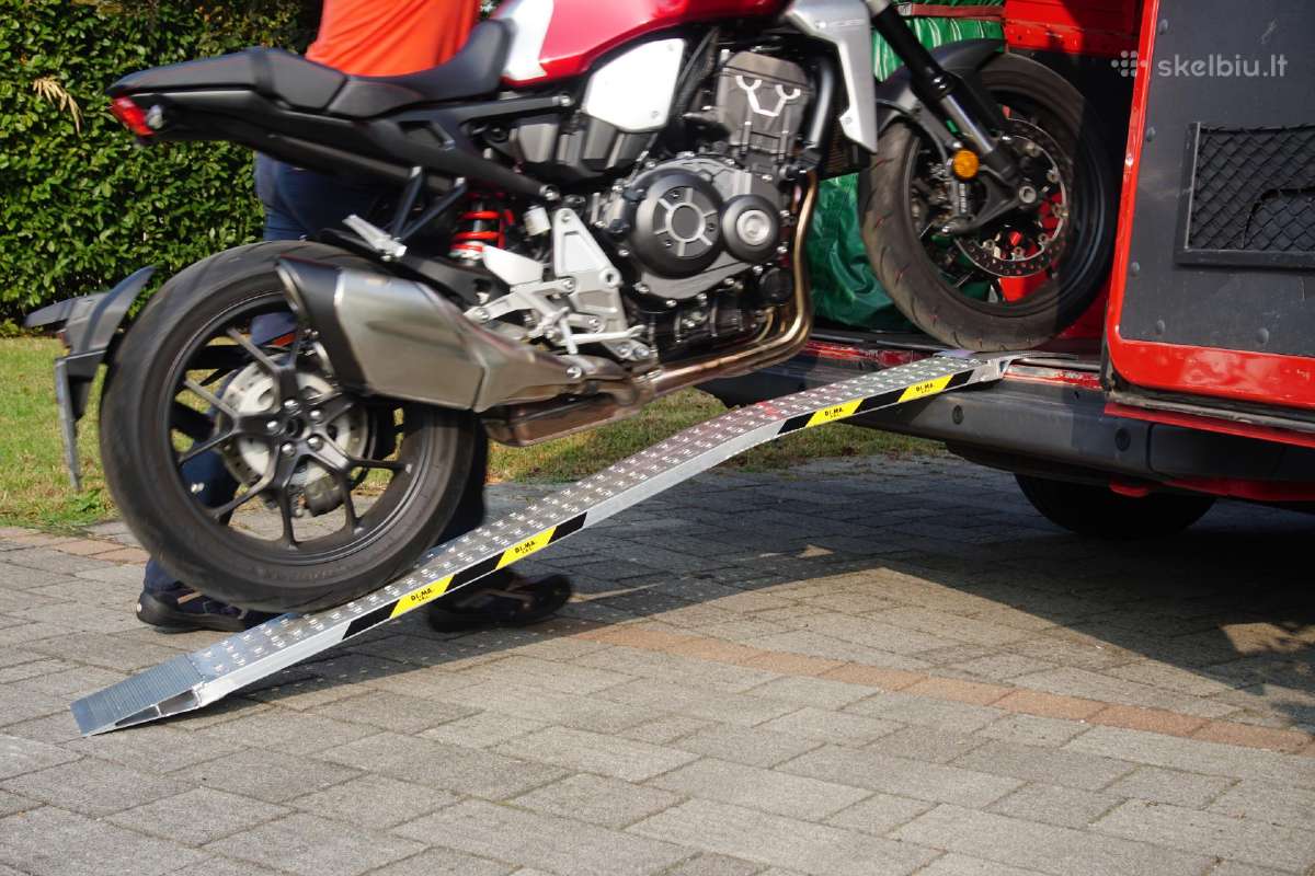 Aliuminė rampa motociklui 1500/2000 mm ilgio - nuotraukos Nr. 4