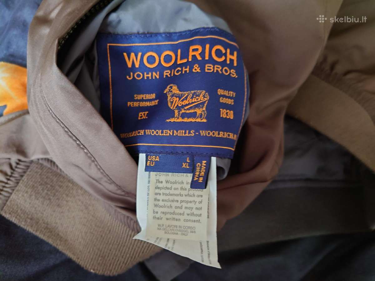 Vyriška bomber striukė Woolrich. - nuotraukos Nr. 9