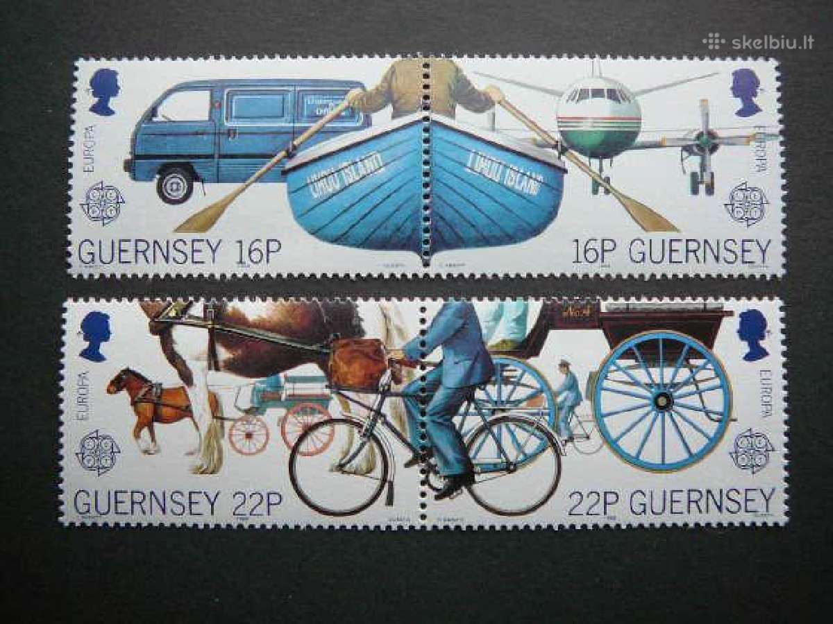 Arkliai Laivai Europa Guernsey (UK) 1988 grs511