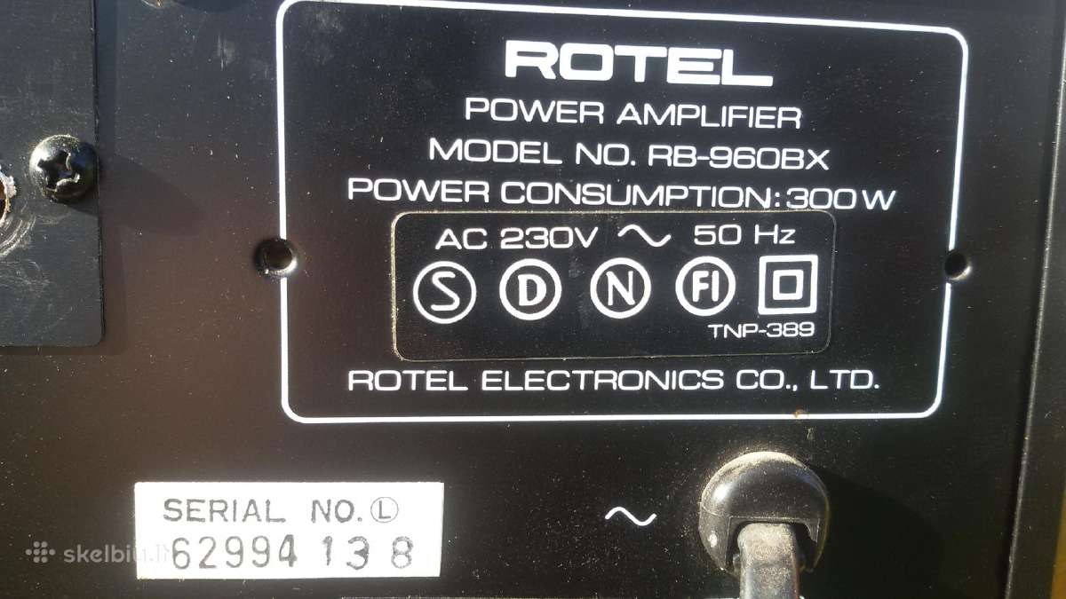 Toshiba Sy-330+rotel Rb-960bx - nuotraukos Nr. 6