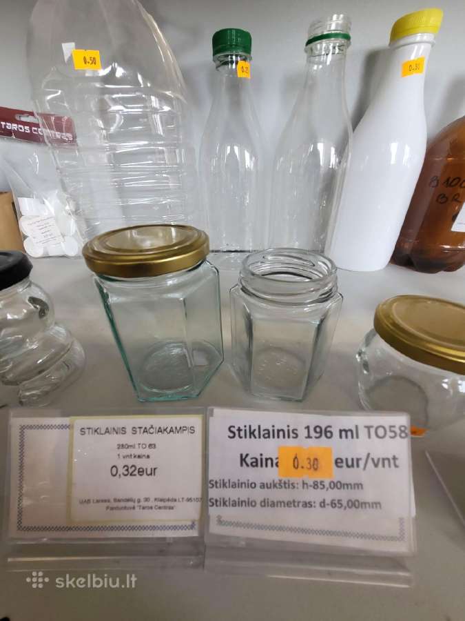 Nauji 280ml,500ml,720ml stiklainiai, ir dangteliai - nuotraukos Nr. 14
