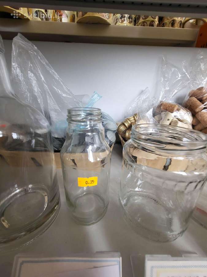 Nauji 280ml,500ml,720ml stiklainiai, ir dangteliai - nuotraukos Nr. 15