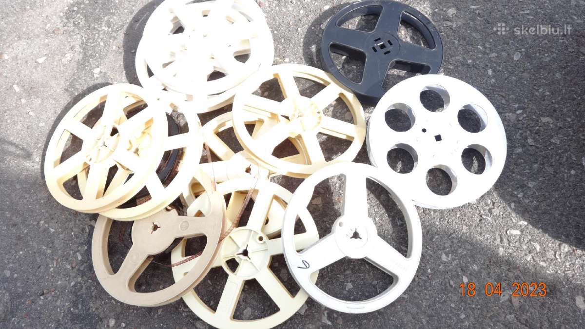 Ritės 8 mm ir 16 mm kino juostoms - nuotraukos Nr. 2