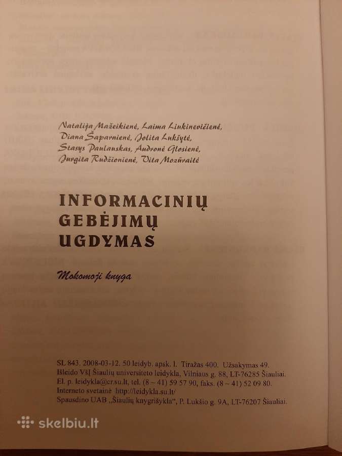 Informacinių gebėjimų ugdymas - nuotraukos Nr. 4