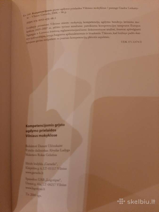 Kompetencijomis grįsto ugdymo prielaidos Vilniaus - nuotraukos Nr. 3