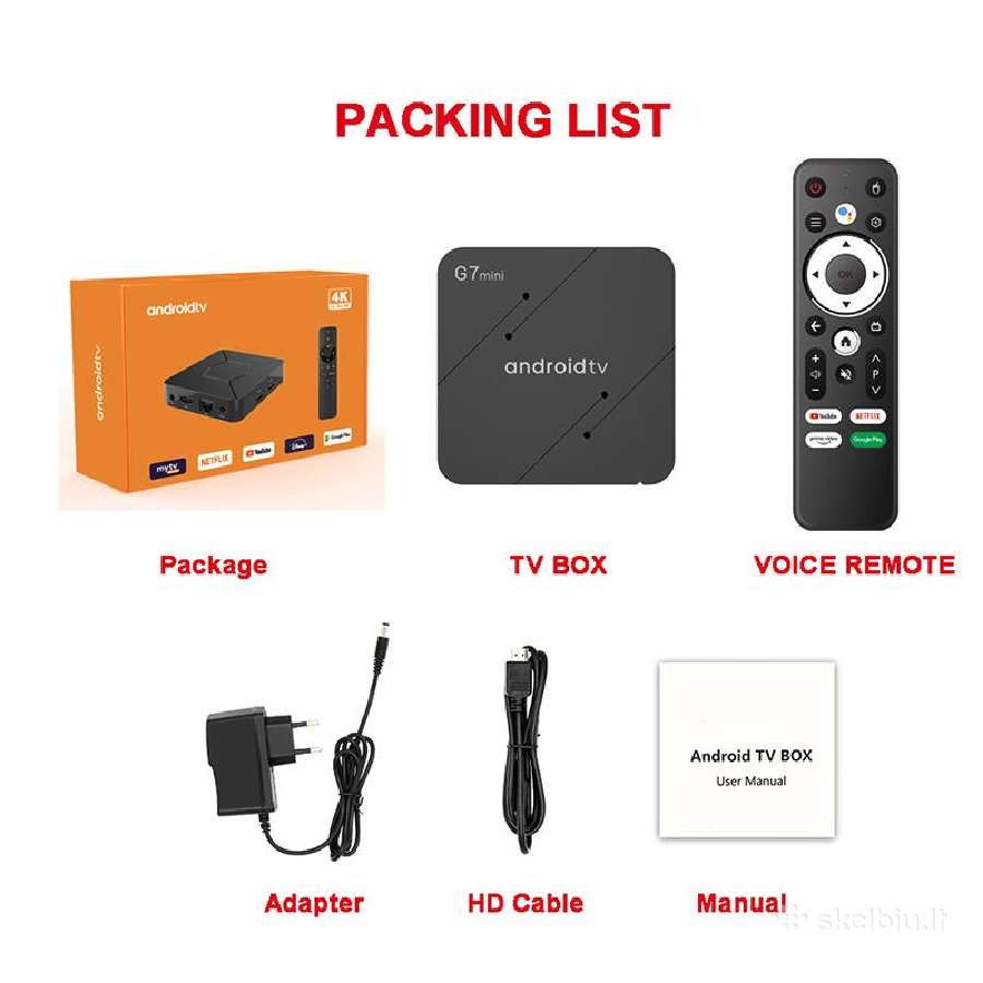 TV priedėlis G7mini žiūrėti Go3 ir kt - nuotraukos Nr. 5