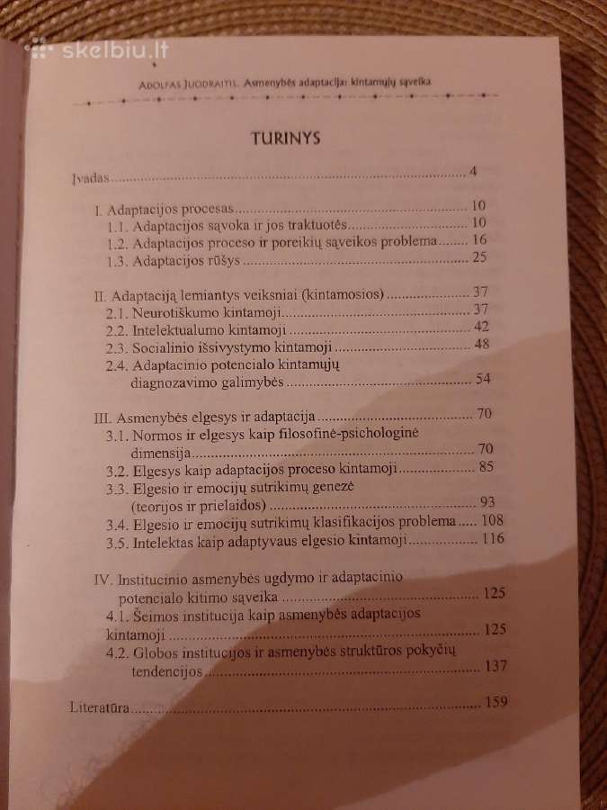 Asmenybės adaptacija: kintamųjų sąveika - nuotraukos Nr. 2