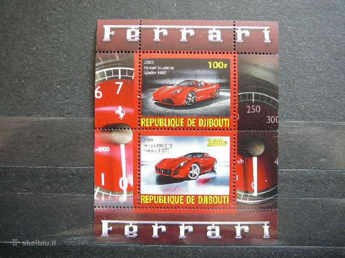 Automobiliai Ferrari svarus g014sa