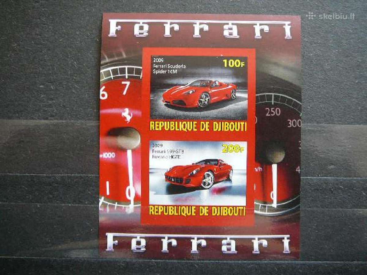 Automobiliai Ferrari svarus g014sb