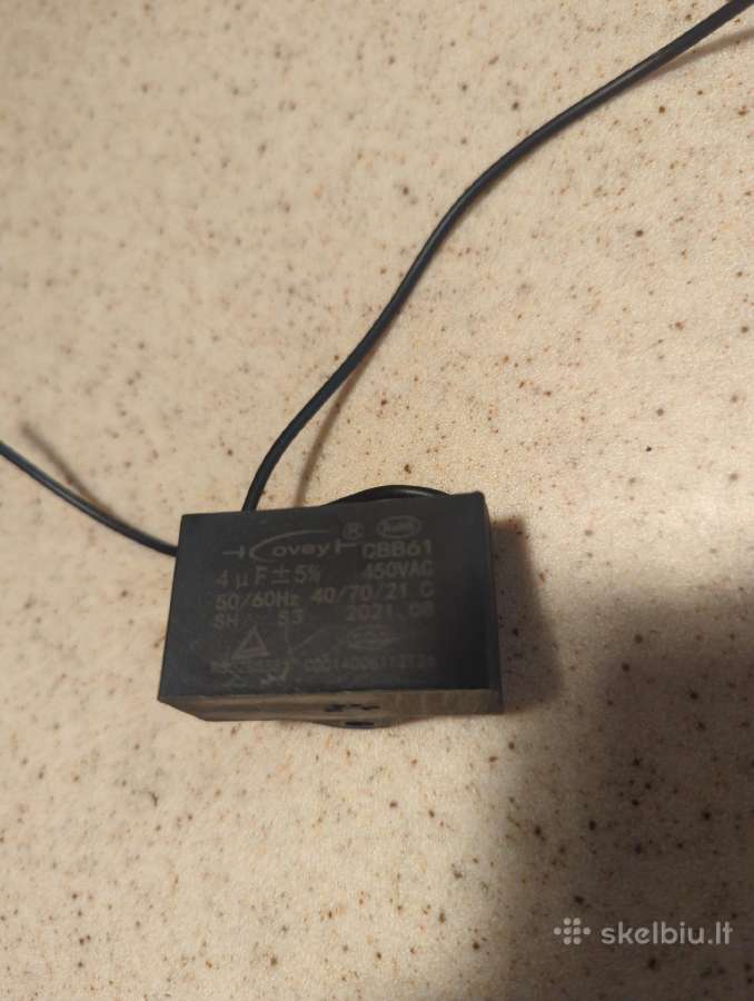 Elektros variklio kondensatorius 4uf