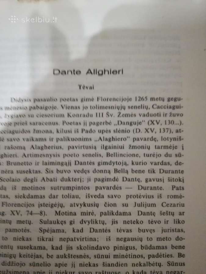 Homeras, iliada poema 1930m.,dante -antikos kng. - nuotraukos Nr. 4