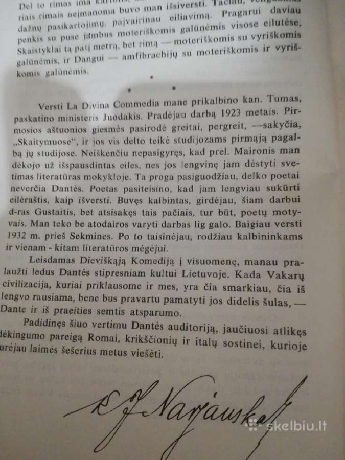 Homeras, iliada poema 1930m.,dante -antikos kng. - nuotraukos Nr. 5