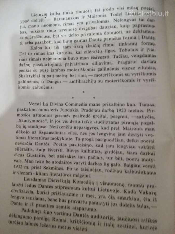 Homeras, iliada poema 1930m.,dante -antikos kng. - nuotraukos Nr. 6