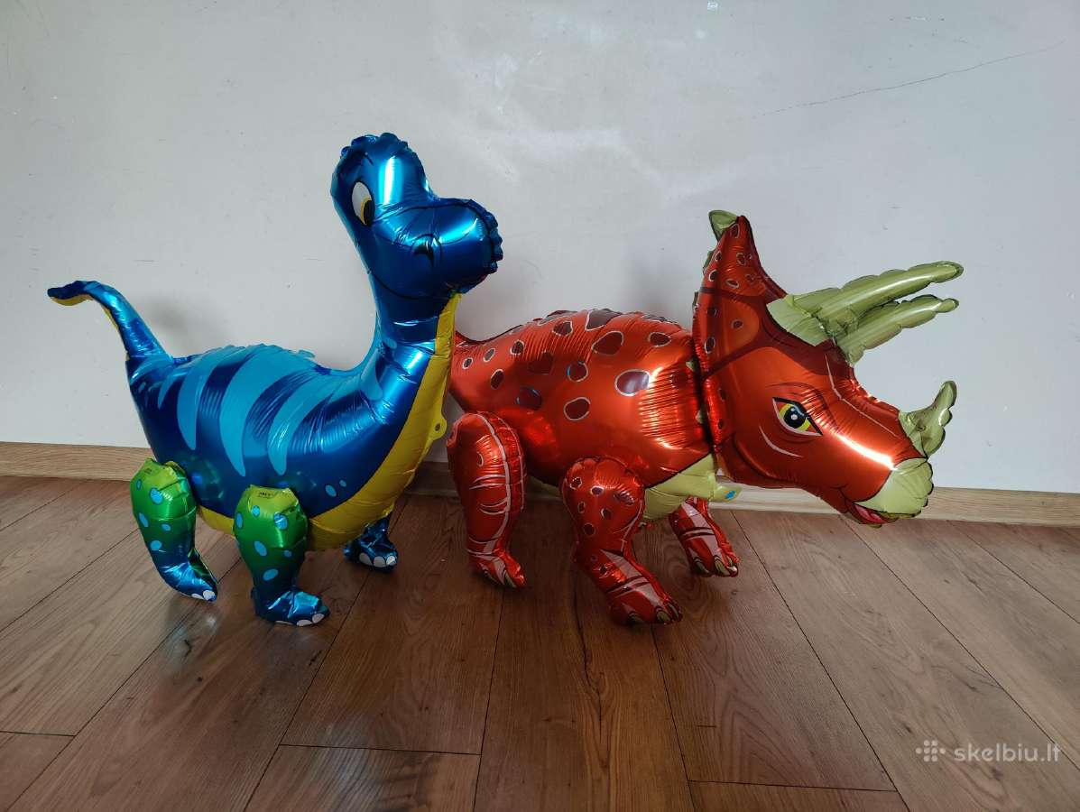 Balionas dinozauras triceratopsas 3D - nuotraukos Nr. 2
