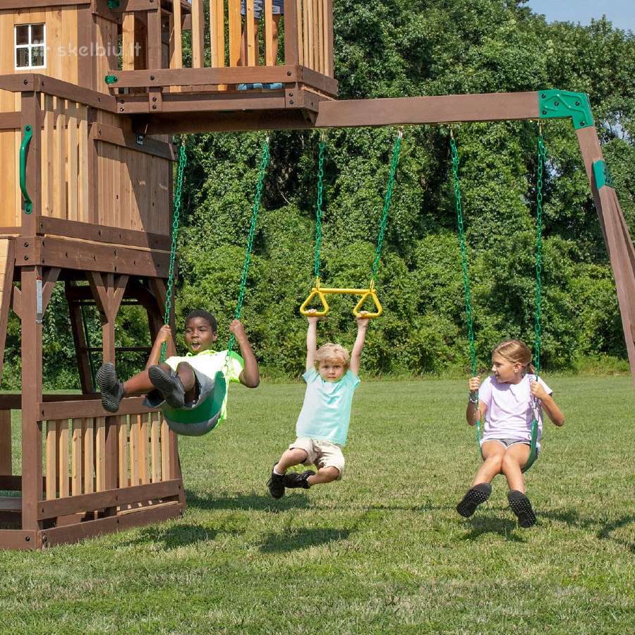 Vaikų žaidimo aikštelės laukui Woodlit kedras - nuotraukos Nr. 2