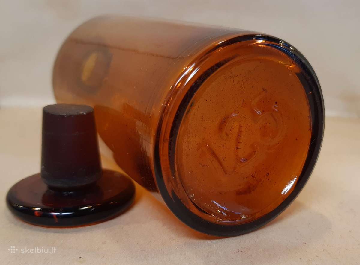 Antikvarinis vaistinės, medicininis buteliukas - nuotraukos Nr. 3