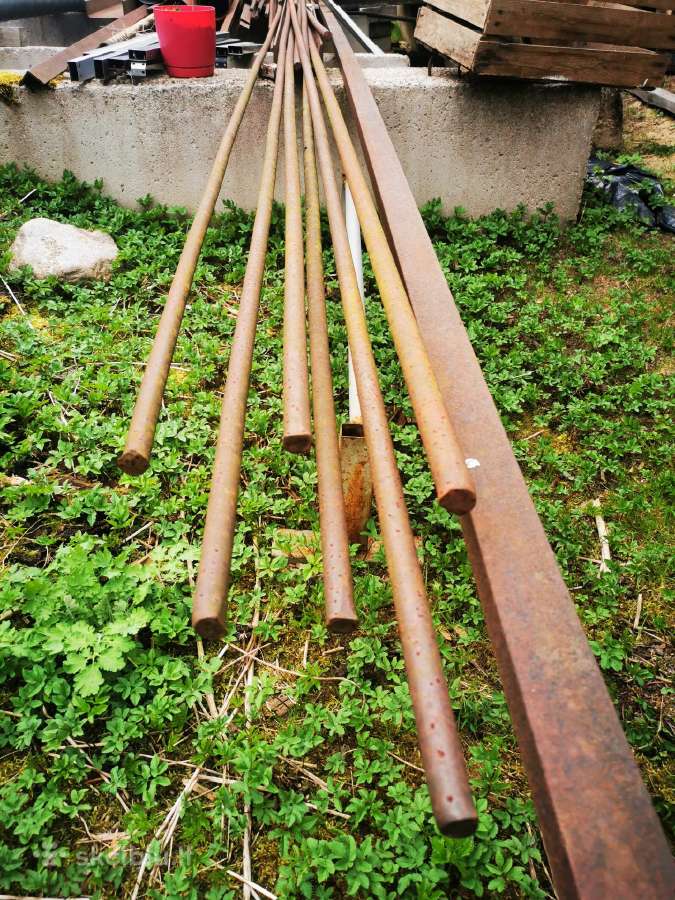 Plieniniai apvalūs strypai M22 ir M24
