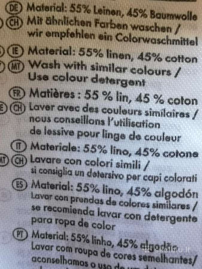 Mėlyna lininė suknelė - nuotraukos Nr. 6