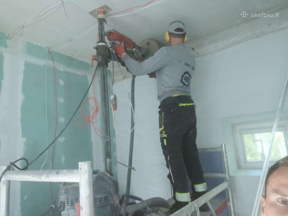 Skylių gręžimas,kiaurymių gręžimas betono pjovimas - nuotraukos Nr. 33