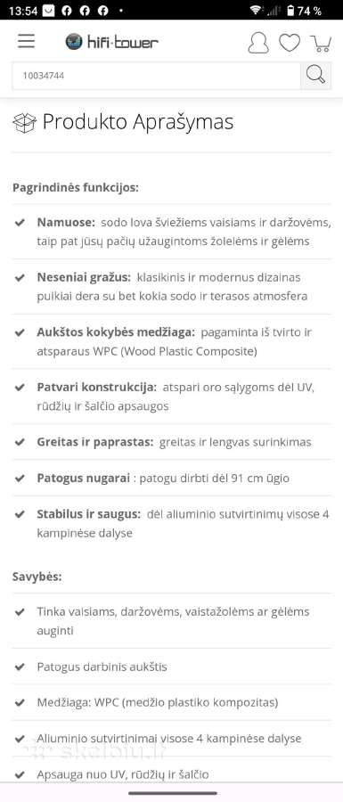 Pakeliama lysvė-vazonas - nuotraukos Nr. 22