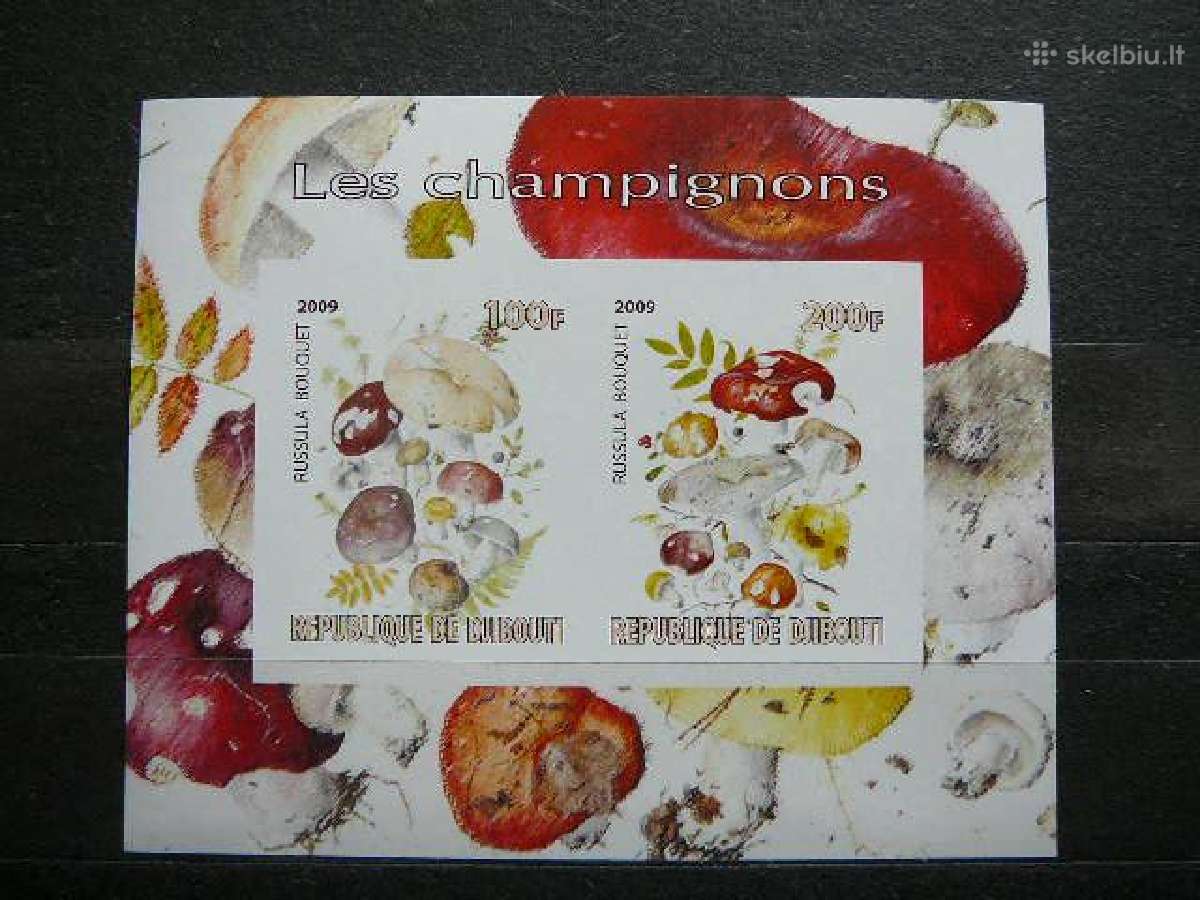 Grybai 2009 svarus Mnh g022b