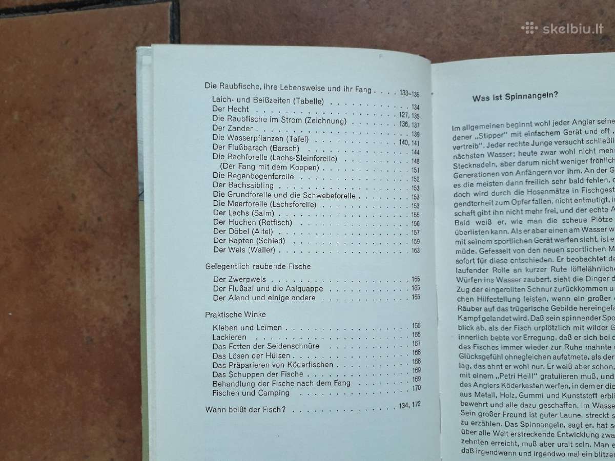 Knyga apie spiningavimą vokiškai 1965 metai. - nuotraukos Nr. 7
