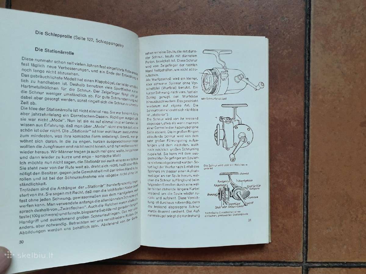 Knyga apie spiningavimą vokiškai 1965 metai. - nuotraukos Nr. 9