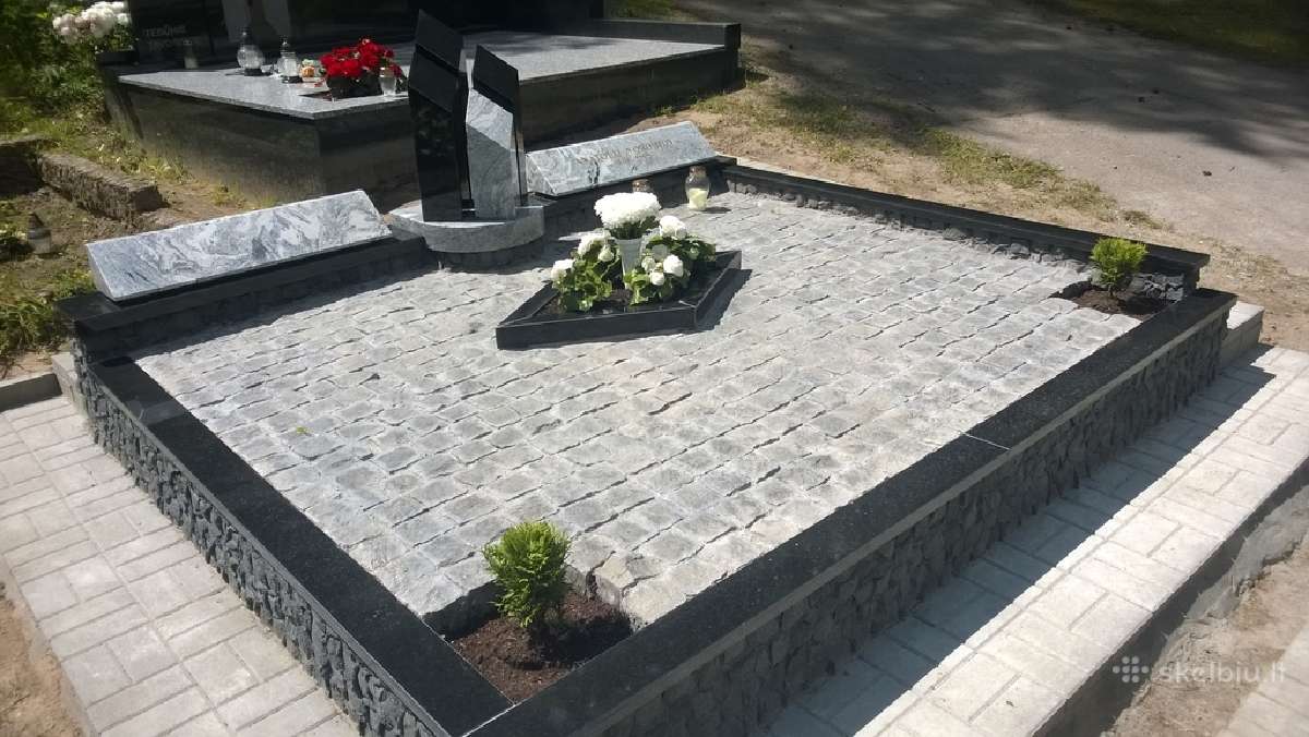 Kapų Tvarkymas, Paminklų gamyba, Plokštės kapams - nuotraukos Nr. 21